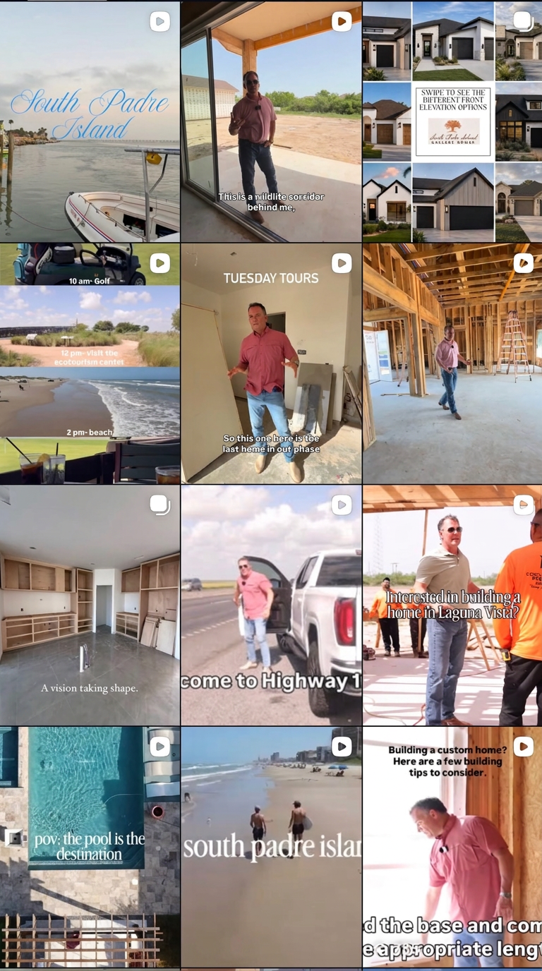 Gallery Built Homes Instagram feed layout